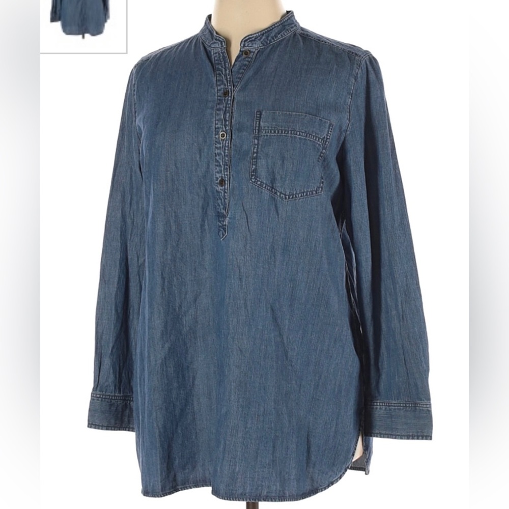 Eileen Fisher denim shirt/tunic
